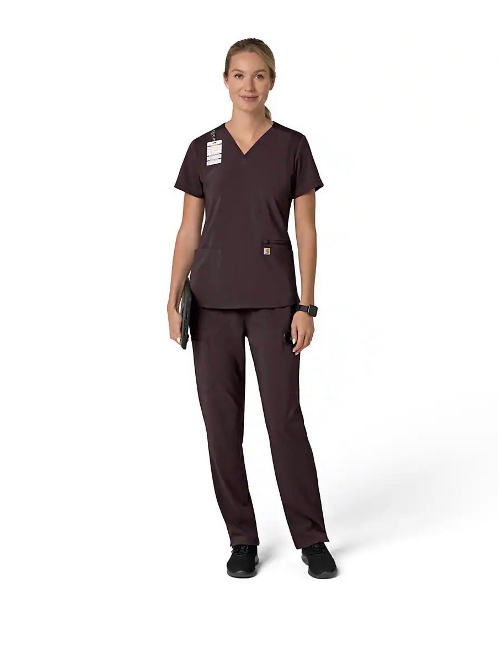 Carhartt Women's scrub set XS top and XSP Pant